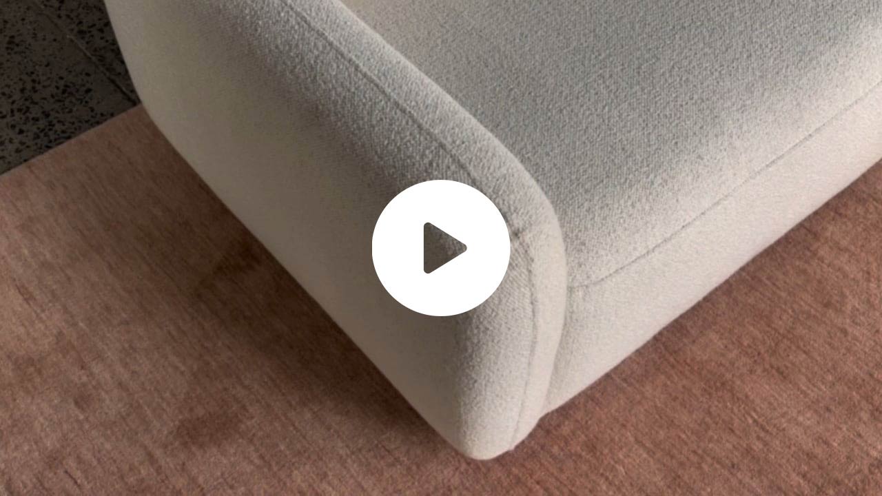 Atticus Sofa Ivory Feature