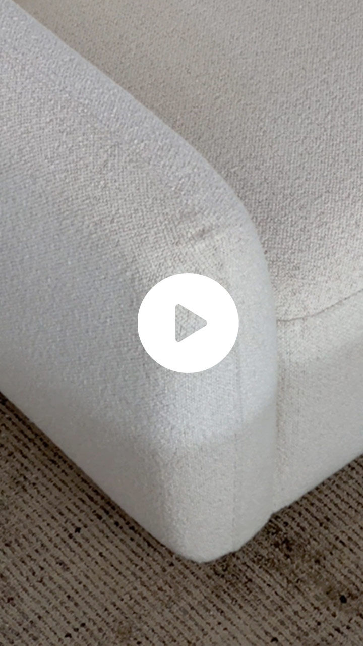 Atticus Sofa Ivory Feature