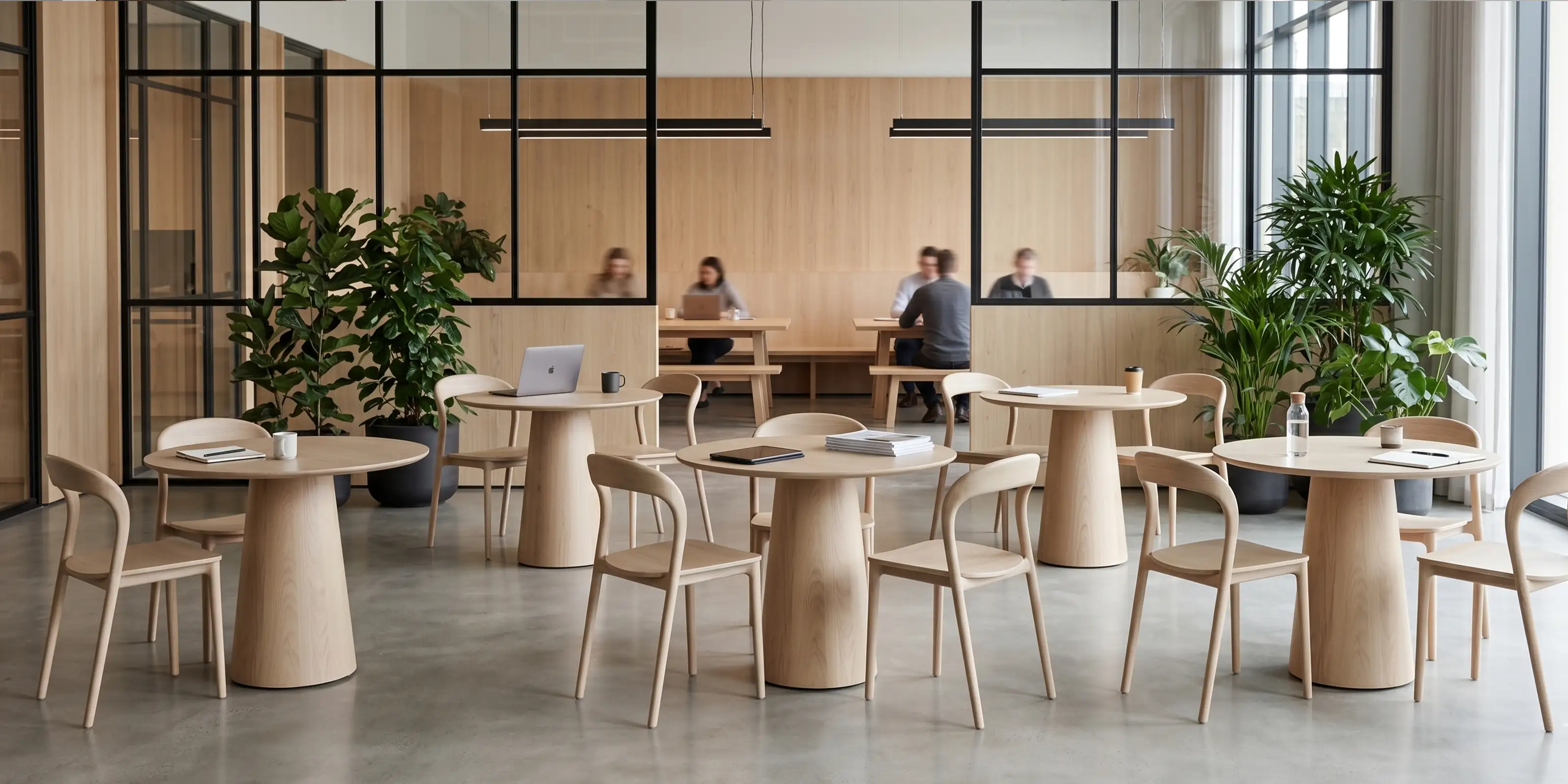 Mia chair with Circa round table