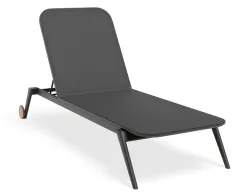 Amalfi Sunlounge Charcoal