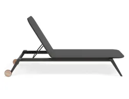 Amalfi Sunlounge Charcoal