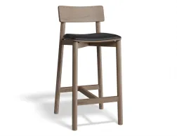 Andi Kitchenstool Pad Walnut Black