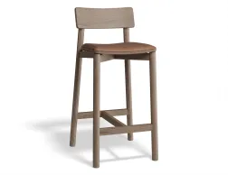 Andi Kitchenstool Pad Walnut Tan