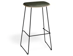 Elvav2 Barstool Padded Ash Black Greenpu