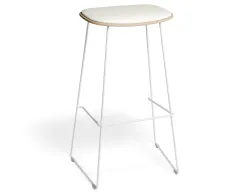 Elvav2 Barstool Padded Ash White Whitepu