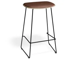 Elvav2 Kitchenstool Padded Ash Black Tanpu