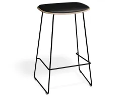 Elvav2 Kitchenstool Padded Ash Black Blackpu