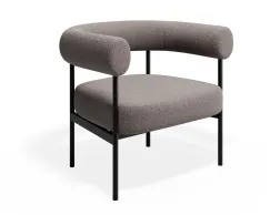Marlowe Loungechair Black Oysterv