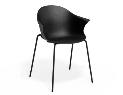 Pebble Armchair Blackseat 4postblack
