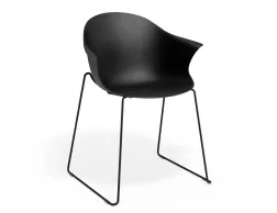 Pebble Armchair Blackseat Sledblack