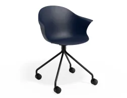 Pebble Armchair Navyseat Pyramidcastors