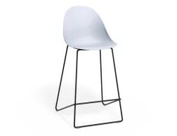 Pebble Kitchenstool Palebluev3seat Blackframe