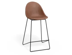 Pebble Kitchenstool Tanpuseat Blackframe