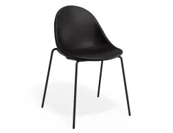 Pebble Chair Blackpuseat 4postblack