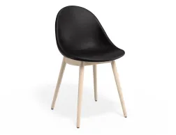 Pebble Chair Blackpuseat Beechbase