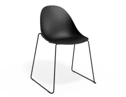 Pebble Chair Blackseat Sledblack