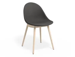 Pebble Chair Greyfabricseat Beechbase