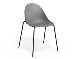 Pebble Chair Greyseatv2 4postblack