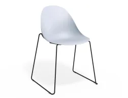 Pebble Chair Palebluev3seat Sledblack