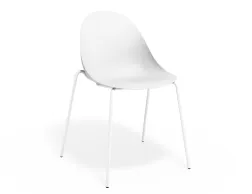 Pebble Chair Whiteseat 4postwhite