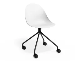 Pebble Chair Whiteseat Pyramidcastors