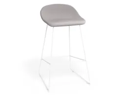 Pop 65cm Lightgreyfabric Whiteframe