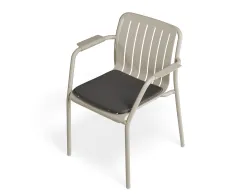Roku Armchair Latte Charcoalpad