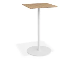 Roku Teakbartable 65x65 White