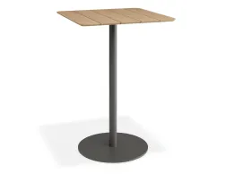 Roku Teakbartable 75x75 Charcoal