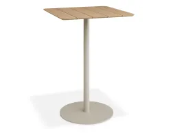 Roku Teakbartable 75x75 Latte