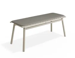 Roku Bench120 Lightgrey Latte