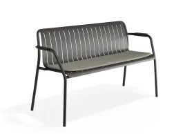 Roku Gardenbench Lightgrey Charcoal