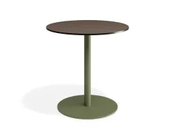 Solara 75dia Cafetable Greenbase Notaiowalnut