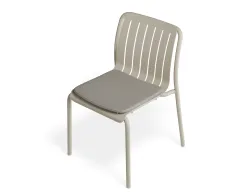 Roku Diningchair Latte Lightgreypad