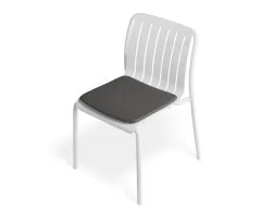 Roku Diningchair White Charcoalpad