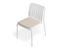 Roku Diningchair White Huskpad