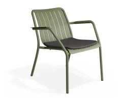 Roku Loungechair Charcoal Green