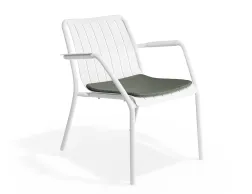 Roku Loungechair Green White