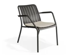 Roku Loungechair Husk Charcoal