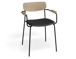 Rylie Armchair Ashnatural Blackpu