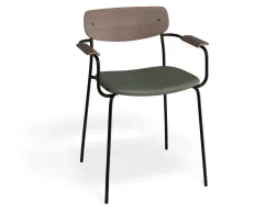 Rylie Armchair Walnut Greenpu