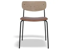 Rylie Chair Natural TanPU Front