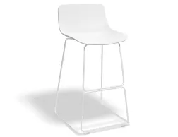 Umbria Stool 69cm Whiteseat Whiteframe