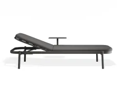 Verano Sunlounge Sidetable Charcoalframe Darkgreyfabric