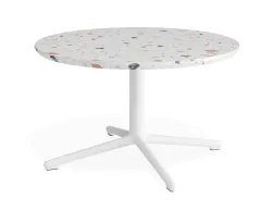 Place Coffeetable 700dia Terrazzo White