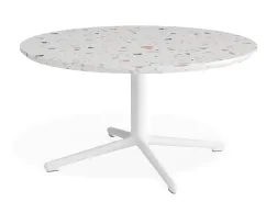 Place Coffeetable 800dia Terrazzo White