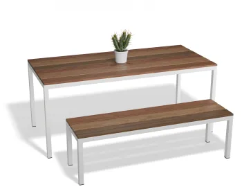 P 7 Cape Outdoordiningtable Classicpearlwhite Decorated
