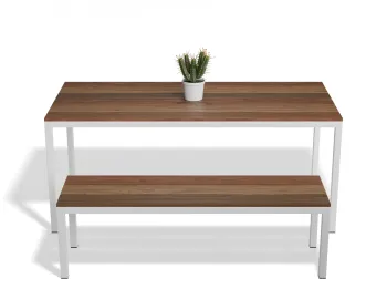 P 9 Cape Outdoordiningtable Classicpearlwhite Decorated
