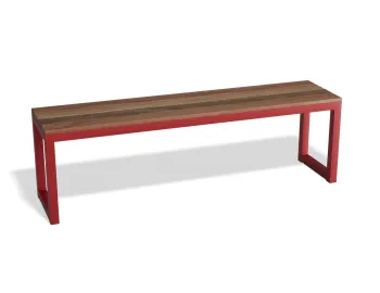 P 4 Lilico Outdoorbench Flamered