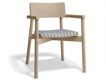 Andi Armchair Pad Ashnatural Bluestripe